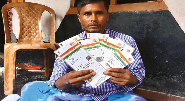 একই আধার নম্বর, মহাফাঁপরে ২ বোন