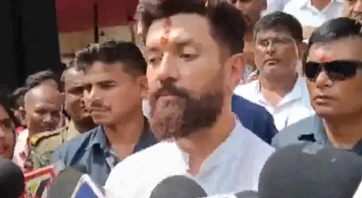 বিহারের হাজিপুরে গেলেন কেন্দ্রীয় মন্ত্রী চিরাগ পাসোয়ান