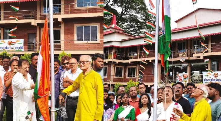 রানাঘাটে নদীয়া জেলার স্বাধীনতা দিবস উদ্‌যাপন