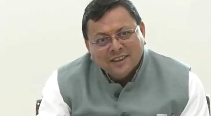 চামোলিতে বৈঠক উত্তরাখণ্ডের মুখ্যমন্ত্রী পুষ্কর সিং ধামির