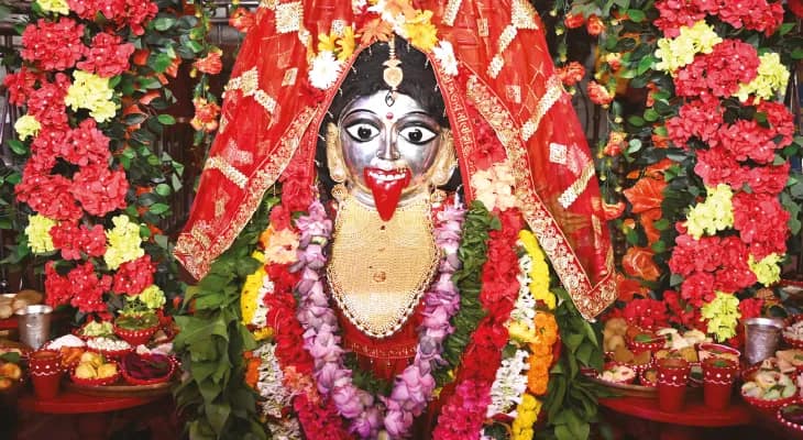 কৌশিকী অমাবস্যায় গৌড়বঙ্গে মন্দিরে মন্দিরে ভক্তের ঢল