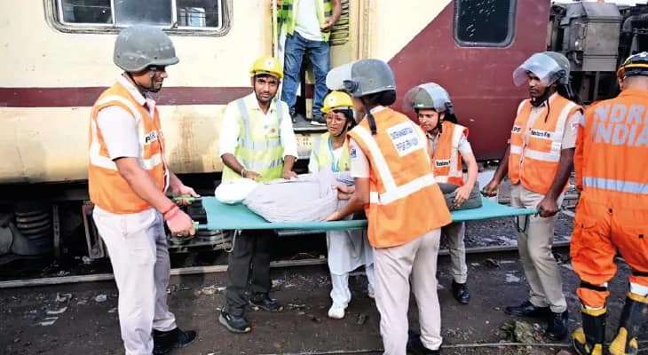 ট্রেন উল্টে মৃত ৪, সাইরেন বাজিয়ে ছুটল অ্যাম্বুলেন্স, মক ড্রিল! দুর্ঘটনা ভেবেই আতঙ্কিত সোদপুর স্টেশন