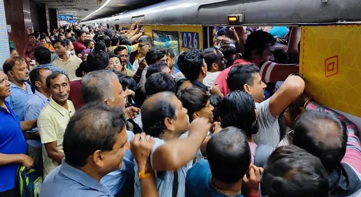 ফের মেট্রো বিভ্রাট, অটো ভাড়া একলাফে ২০ থেকে বেড়ে ১৫০ টাকা!