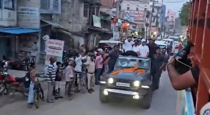 বিহারের গোপালগঞ্জে ভোটার অধিকার যাত্রা, রয়েছেন রাহুল গান্ধী