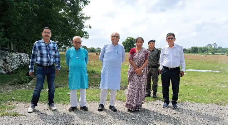 বেরুবাড়িতে টম্যাটো প্রক্রিয়াকরণ কেন্দ্র গড়তে ফের উদ্যোগী এসজেডিএ, পরিদর্শনে চেয়ারম্যান
