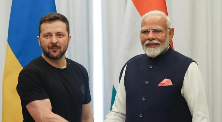 পুতিনের সঙ্গে বৈঠকের আগে ইউক্রেনের প্রেসিডেন্ট জেলেনস্কির সঙ্গে টেলিফোনে কথা বললেন ভারতের প্রধানমন্ত্রী নরেন্দ্র মোদি