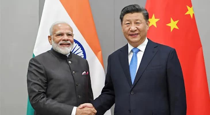 চীনের তিনায়নজনে শুরু মোদি-জিনপিং দ্বিপাক্ষিক বৈঠক