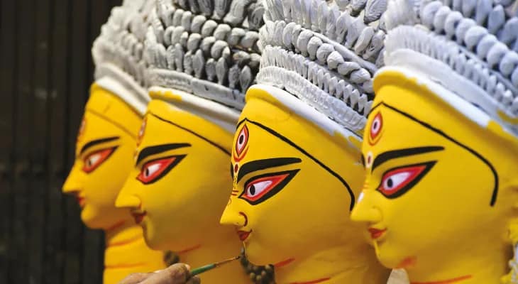 পুজোর মূল উদ্যোক্তা সেলিম হোসেন, ৯ বছর ধরে দুর্গা আরাধনায় ব্রতী