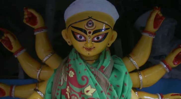 পুজো উদ্যোক্তাদের নিয়ে ১৪ই আগমনী শোভাযাত্রা বারাকপুরে