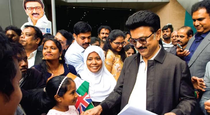 ব্রিটেনে স্ট্যালিন, তামিলে বক্তৃতা অক্সফোর্ড কলেজে