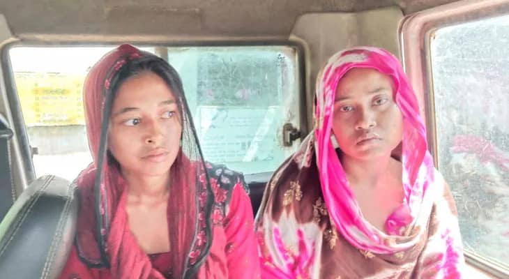 বাগদায় পালিয়ে যাওয়া দুই জা’য়ের ঠাঁই হল শ্রীঘরে