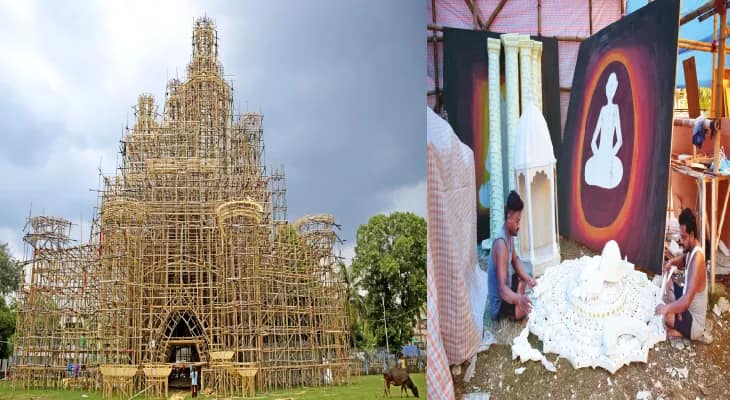শক্তিগড়ের মাঠে ডিজনিল্যান্ড শৈলেন্দ্র স্মৃতির থিম ‘ধর্মের ডিএনএ’