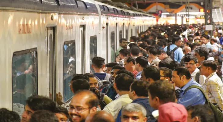 এসি লোকাল না থামলেও ছবি তুললেন যাত্রীরা