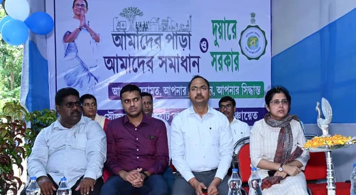 হাসনাবাদ ব্লকের বরুণহাট রামেশ্বরপুর গ্রাম পঞ্চায়েতে ‘আমাদের পাড়া আমাদের সমাধান’ শিবির পরিদর্শন করলেন জেলা শাসক (উত্তর ২৪ পরগনা)