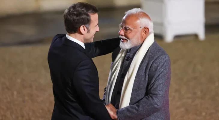 ইউক্রেন যুদ্ধ বন্ধে ফরাসি প্রেসিডেন্টের সঙ্গে কথা মোদির