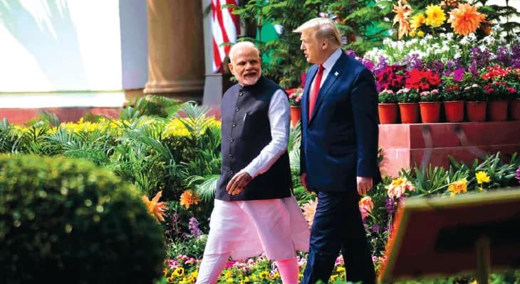 ট্রাম্পের বন্ধুত্ব এবং উচ্ছ্বসিত মোদিজি