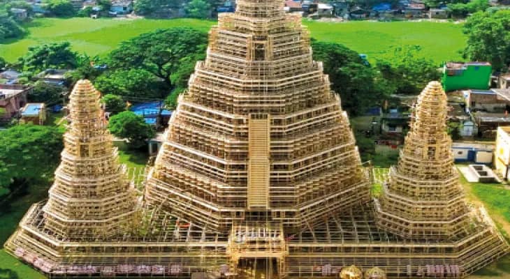 দুর্গাপুর অগ্রণীর এবার চমক ১৫০ ফুটের মণ্ডপ