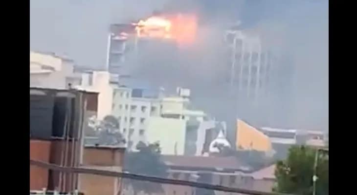 নেপালের একটি জনপ্রিয় সংবাদ মাধ্যমের হেডকোয়ার্টারে আগুন