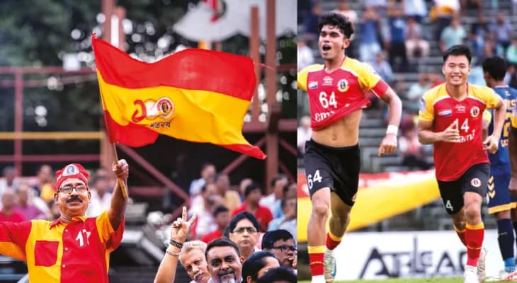 লিগের ম্যাচে অনবদ্য গুইতে, ফ্রি-কিকে চোখ ধাঁধানো গোল পিভি বিষ্ণুর, ঘরের মাঠে দুরন্ত জয় ইস্ট বেঙ্গলের
