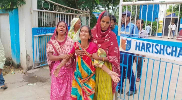 নোড়া দিয়ে পাঁজর ভাঙার পর বিষ খাইয়ে খুন স্বামীকে, ধৃত, পলাতক শ্যালিকা, শোরগোল হরিশ্চন্দ্রপুরের গ্রামে