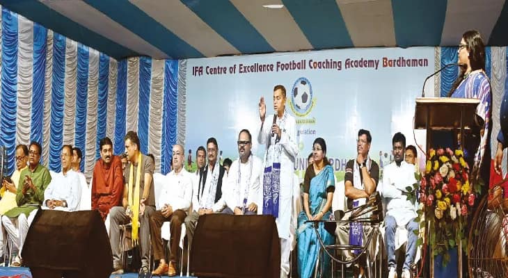 বর্ধমানে আইএফএ-র ফুটবল কোচিং অ্যাকাডেমির সূচনা