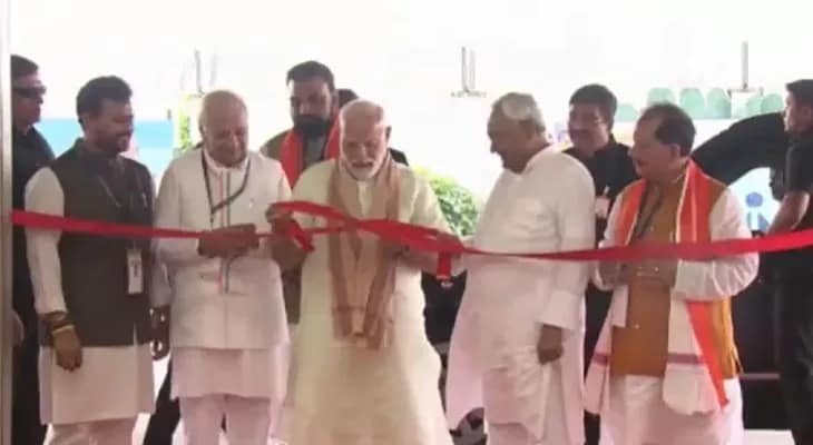 পূর্ণিয়া বিমানবন্দরের নতুন ভবনের উদ্বোধন করলেন প্রধানমন্ত্রী নরেন্দ্র মোদি