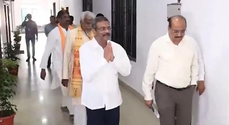ওড়িশার অঙ্গুলে এলেন কেন্দ্রীয় মন্ত্রী ধর্মেন্দ্র প্রধান