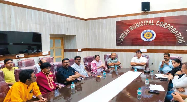 পুজোয় ভারী বৃষ্টি হলে জলযন্ত্রণা সামলাতে আপতকালীন ব্যবস্থা নিচ্ছে হাওড়া পুরসভা