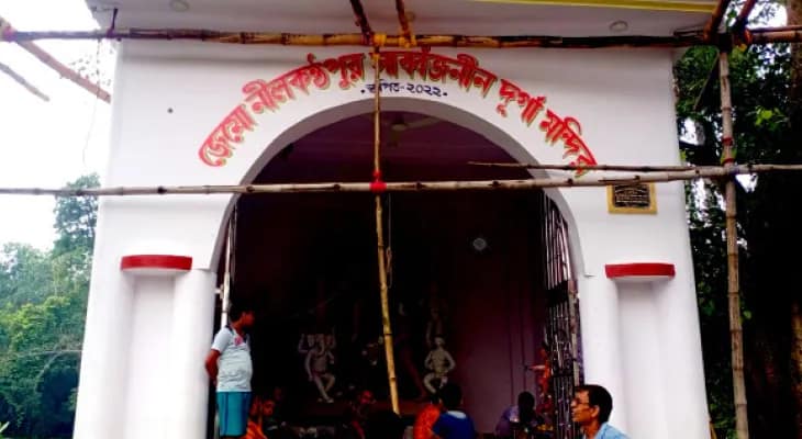 কান্দির ৮ নম্বর ওয়ার্ডে ১০ পুজো ঘিরে উন্মাদনা তুঙ্গে