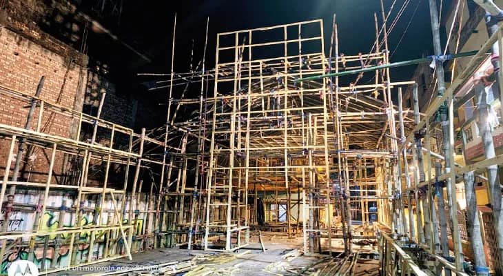 থিমের মোড়কে সাজছে উলুবেড়িয়া  আকর্ষণের কেন্দ্রে পুরনো রাজবাড়ি