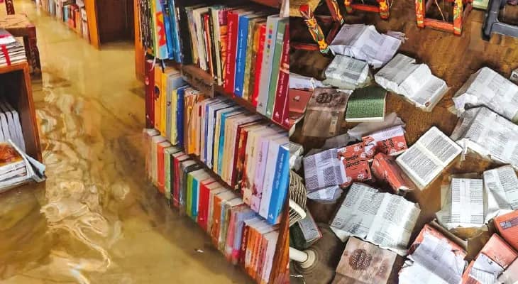 ভাসছে বইপাড়া কলেজ স্ট্রিট! ব্যাপক ক্ষতির মুখে প্রকাশক, বিক্রেতারা