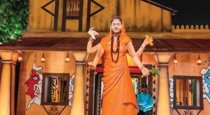 দক্ষিণপাড়ায় ‘বন্দেমাতরম ১৫০’, হাট বসেছে দমদম পার্ক সর্বজনীনে