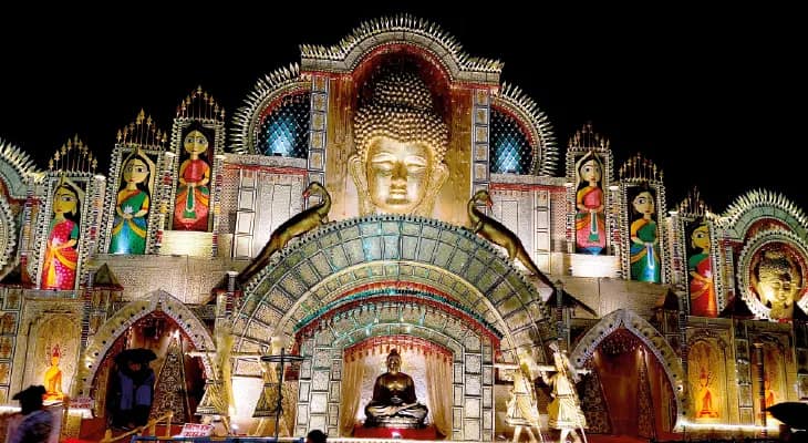 গ্রামীণ হাওড়ায় নয়া থিমের মণ্ডপে মন ভরছে না এলাকাবাসীর, দাবি শিল্পীদের