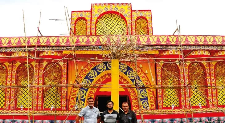এবার চিত্তরঞ্জনে এসপি নর্থের পুজোর থিম শান্তি