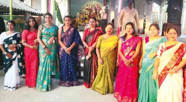 বর্ধমানরাজের প্রচলিত পুজো চালাচ্ছে সোনামুখীর নবাসনের রায় পরিবার