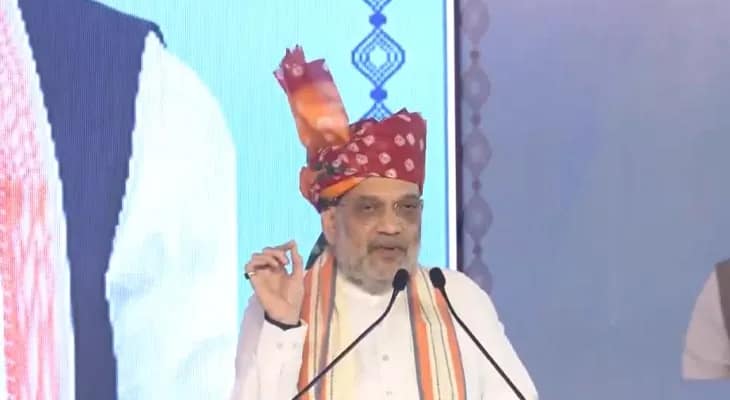 হরিয়ানার কুরুক্ষেত্রের সভায় বক্তব্য রাখছেন কেন্দ্রীয় স্বরাষ্ট্রমন্ত্রী অমিত শাহ