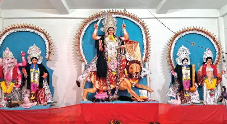 দশমী থেকে বালাইচণ্ডীর পুজোয় মাতেন খাদিমপুরের বাসিন্দারা, সাতদিন দেবীর আরাধনা, বসেছে মেলা