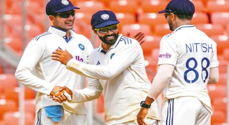 জাদেজার দাপটে আড়াই দিনেই জয় টিম ইন্ডিয়ার, ইনিংস ও ১৪০ রানে বশ মানল ওয়েস্ট ইন্ডিজ