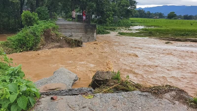 জলমগ্ন ডুয়ার্সের নাগরাকাটা