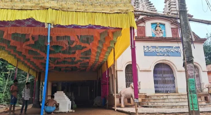 মা লক্ষ্মীর কাছে প্রার্থনাতেই ধানের ফলন বাড়ে মেদিনীপুরে পাত্রদের