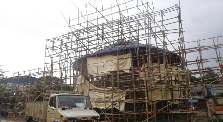 বারাসতে কালীপুজোর থিমে বাংলার গৌরবোজ্জ্বল অধ্যায়ের কিছু কাহিনি