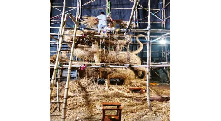 জুবিলি বর্ষে ১০ জগদ্ধাত্রী পুজো, জাঁকজমকে ভরে উঠছে চন্দননগর