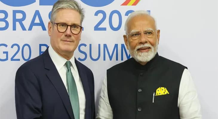 আজ দু’দিনের ভারত সফরে ব্রিটিশ প্রধানমন্ত্রী স্টারমার, বৈঠক করবেন মোদির সঙ্গে