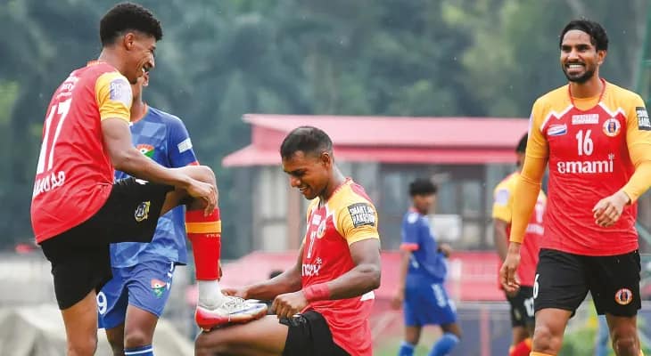 প্রস্তুতি ম্যাচের মেজাজে জিতল ইস্ট বেঙ্গল, শিল্ডের উদ্বোধনী লড়াইয়ে চার গোলে হার শ্রীনিধির