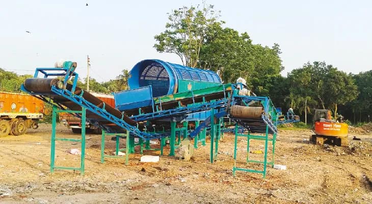 আরামবাগে জঞ্জাল পৃথক করতে গুজরাত থেকে এল বিশেষ যন্ত্র
