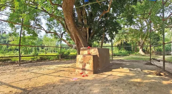 কুশমণ্ডি আমিনপুর জমিদার বাড়ির মাটিয়া কালীর পুজোয় এখনও নামে ভক্তের ঢল