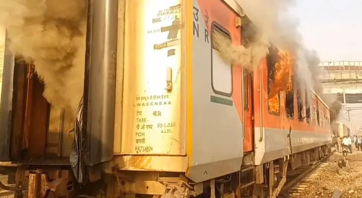 পঞ্জাবে অমৃতসর-সহর্সা গরিবরথ এক্সপ্রেসের একটি কামরায় আগুন, হতাহতের কোনও খবর নেই