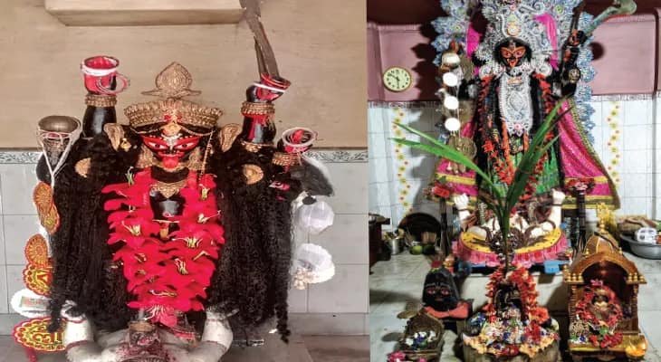 নবদ্বীপের পাড়ামা ও ওলাদেবীর মন্দিরে হয় প্রাচীন কালীপুজো