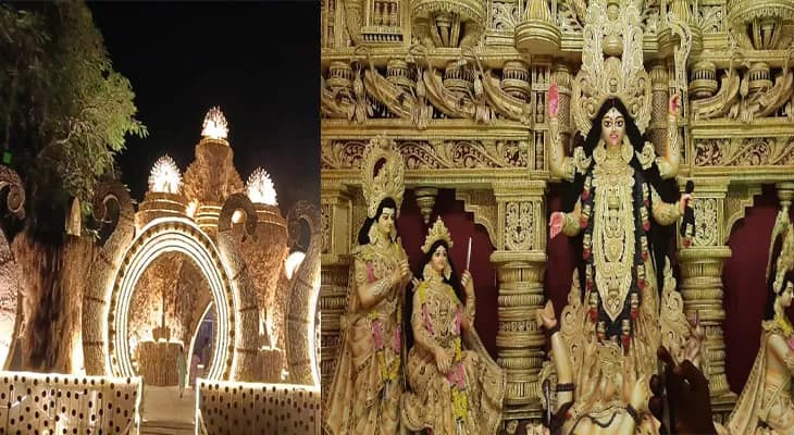ধূপগুড়িতে ইসকন মন্দির, জলপাইগুড়িতে রামেশ্বরম মন্দিরের সঙ্গে টক্কর দিচ্ছে রাজস্থানের শিসমহল, কালীপুজো ঘিরে জমজমাট উত্তরবঙ্গ