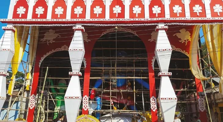 ৩১ ফুট উঁচু কালী প্রতিমা, কাল থেকে শুরু হচ্ছে ১৩ দিনের মেলা